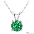 2 Carat Mint Green Pure Brilliance Pendant Made with Swarovski Zirconia